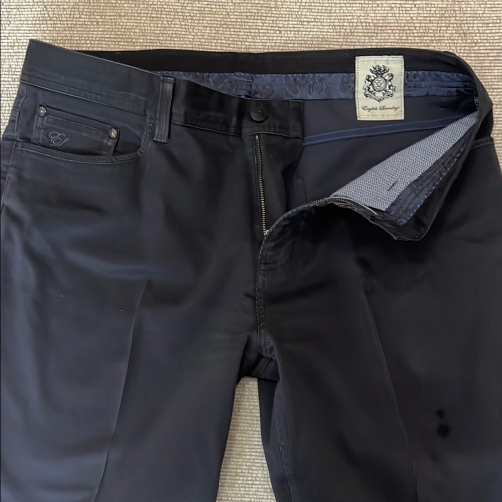 English Laundry Black Slim Jeans with Smooth Finish